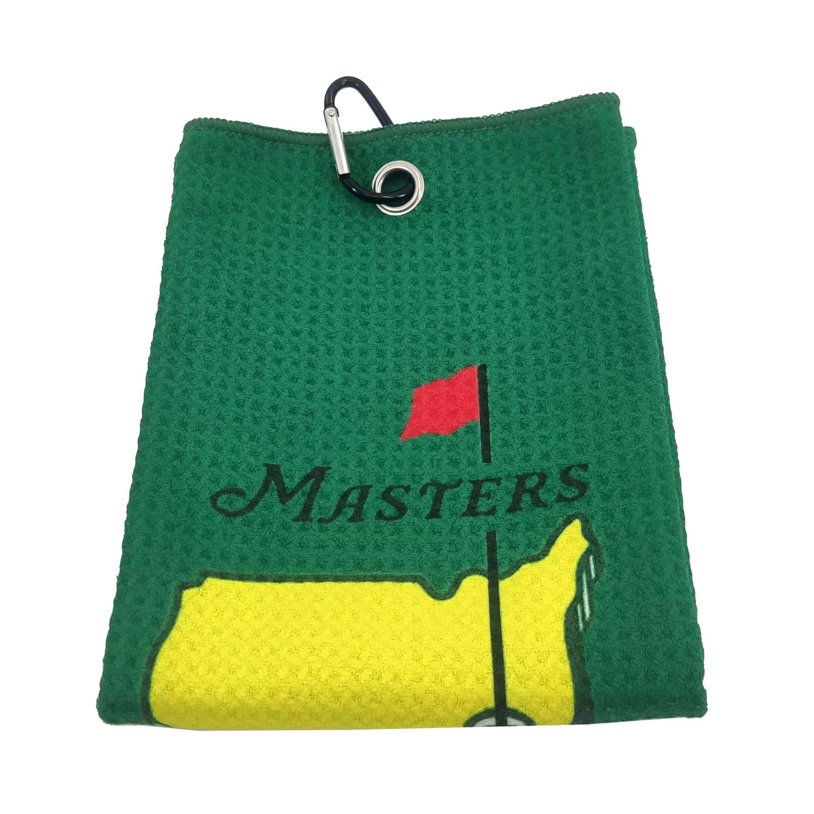 Premium Masters Tournament Golf Towels with Clip - Perfect Golf Accessory for Men & Women - Ideal Gift for Dad, Husband & Golf Lovers - Great for Golf Bags, Courses & Tournaments
