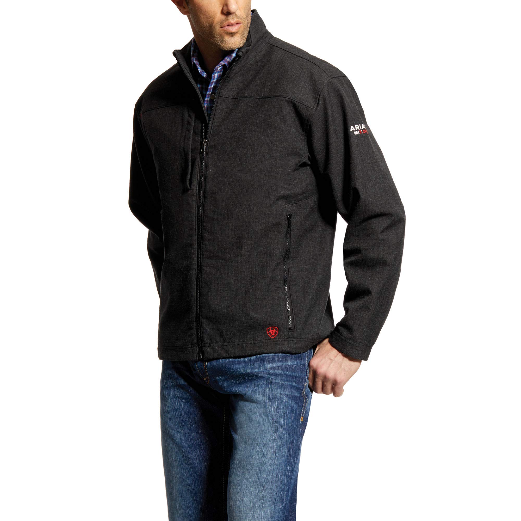Ariat Men's Fr Vernon Jacket - Flame Resistant Work Jacket for Outdoor & Ranch Use - Durable & Comfortable for Construction, Farming & Oilfield Jobs