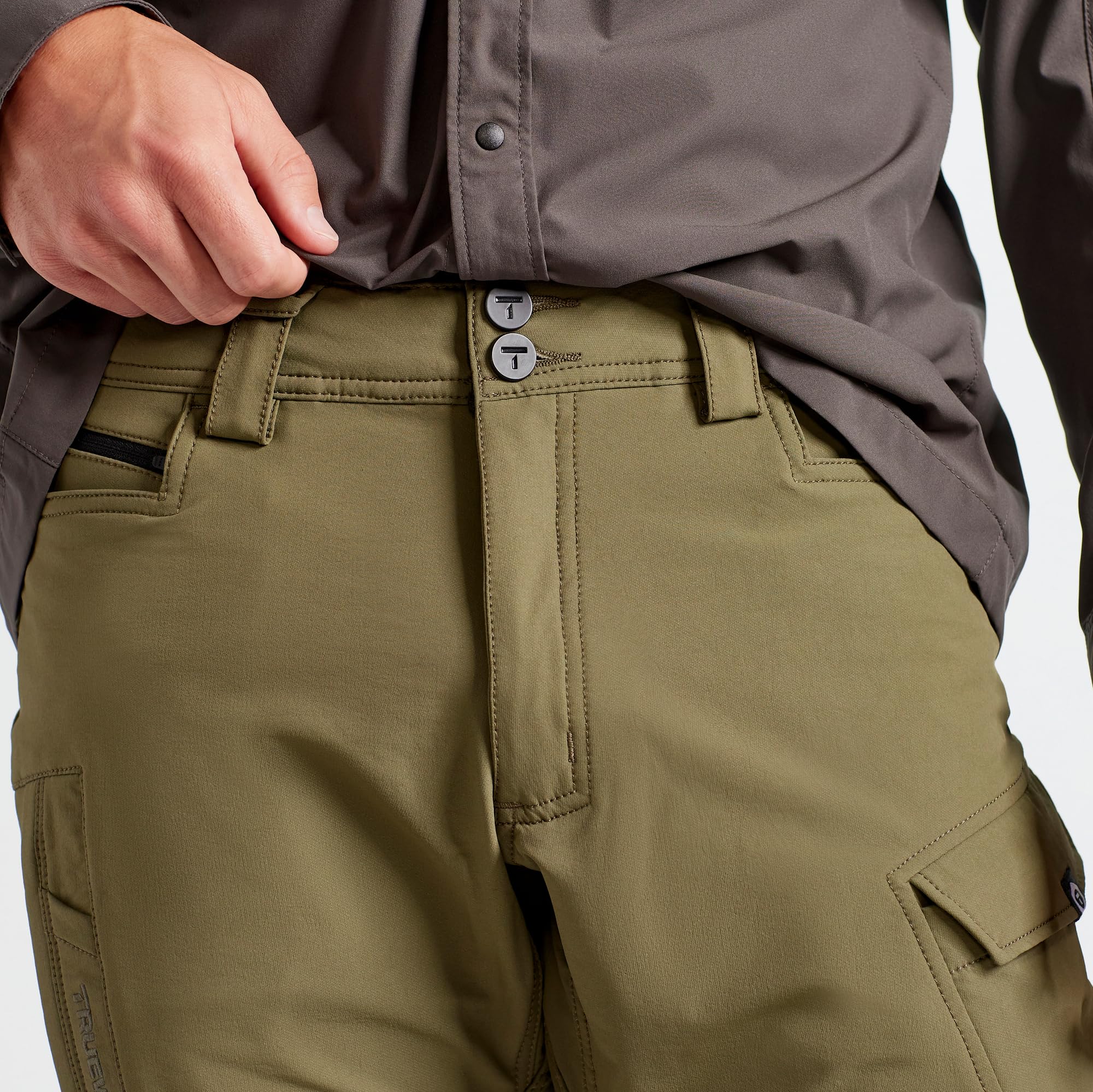 TRUEWERK Men’s Work Pants - T1 WerkPants Relaxed Fit, Lightweight, Moisture Wicking, Tactical Cargo Pants with 4-Way Stretch for Construction, Hiking & Outdoor Activities | Durable & Comfortable Workwear for Professionals