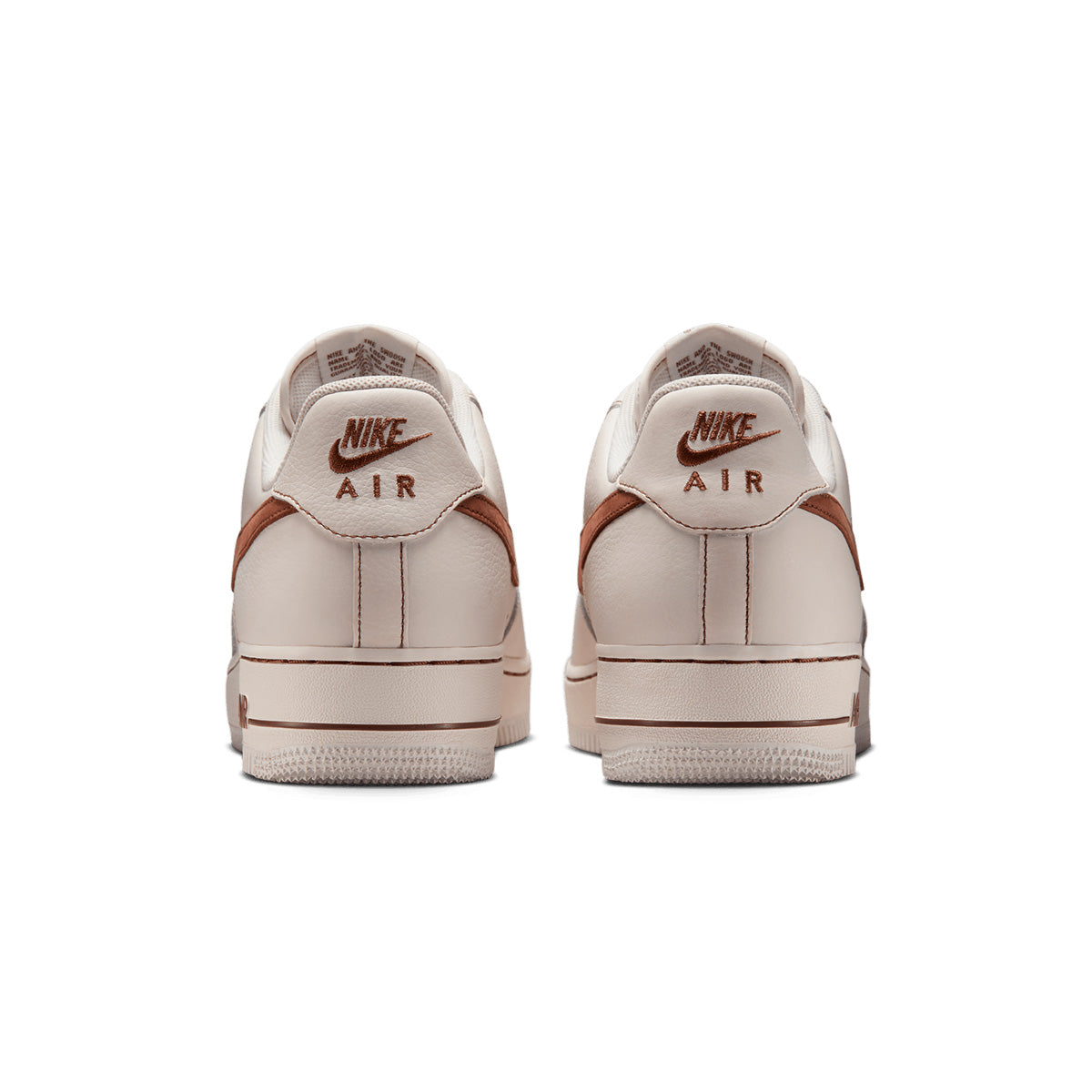Nike Air Force 1 '07 LV8 Men's Sneakers in Ivory Brown - Classic Basketball Shoes for Casual Wear & Street Style