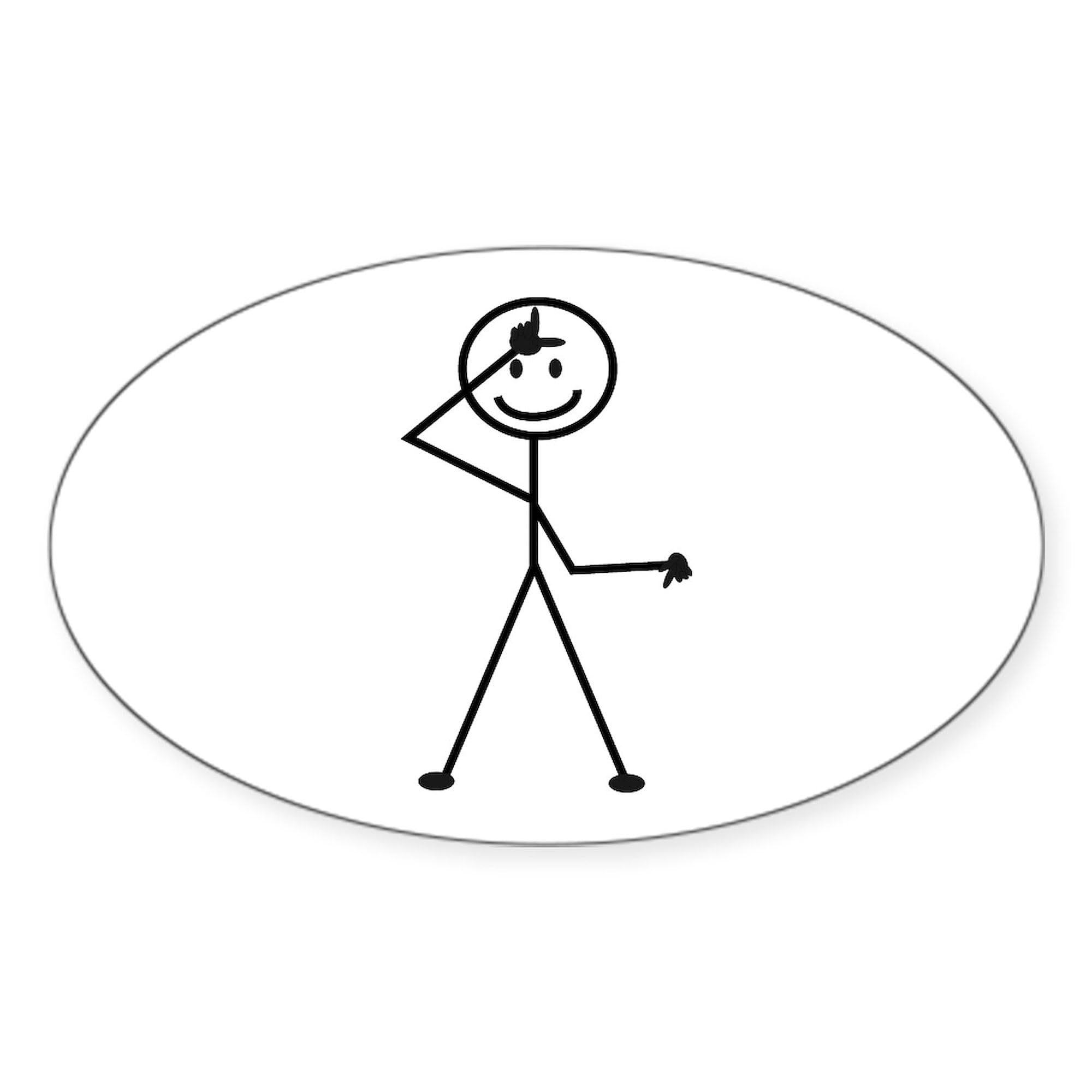 Loser Oval Sticker - Durable Car Bumper Decal for Vehicles & Laptops