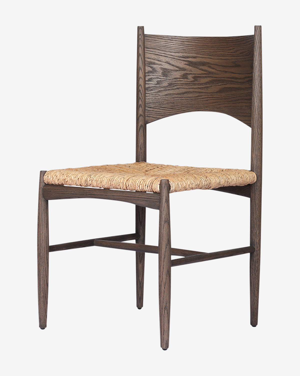Modern Nixie Dining Chair - Mid Century Wooden Kitchen Chair with Upholstered Seat - Perfect for Dining Room, Kitchen, and Breakfast Nook