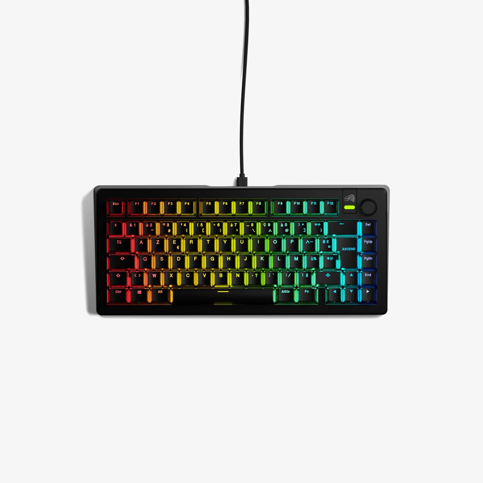 GMMK 3 Prebuilt Mechanical Gaming Keyboard - 96% Compact Layout, Hot-Swappable Switches, RGB Backlit - Perfect for PC Gaming, Office Work & Typing Enthusiasts