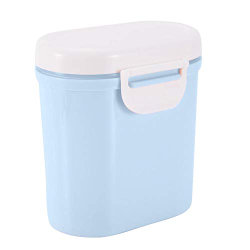 Portable Baby Milk Powder Storage Container with Sealing Lid - BPA-Free, Microwave & Freezer Safe - Travel Food Dispenser for Snacks, Fruits & Formula (Light Blue) - Perfect for On-the-Go Parents & Daycare Essentials