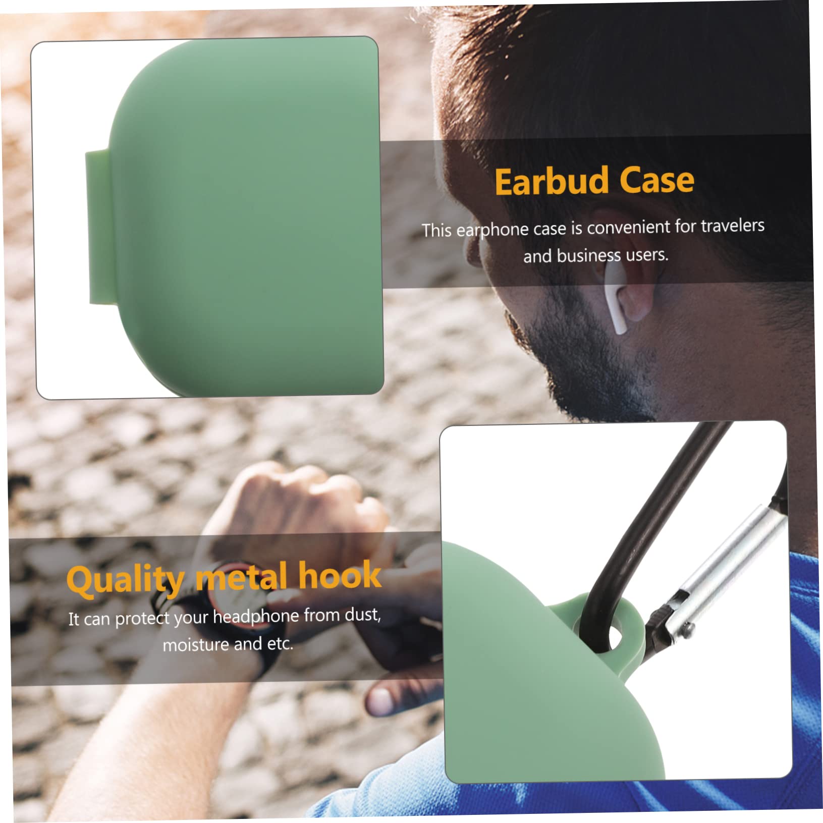 Gadpiparty 3 Pack Wireless Earbuds Case for Buds Live - Soft Silicone Cover with Smooth Texture, Portable Earphone Organizer - Perfect for Travel, Gym & Daily Use