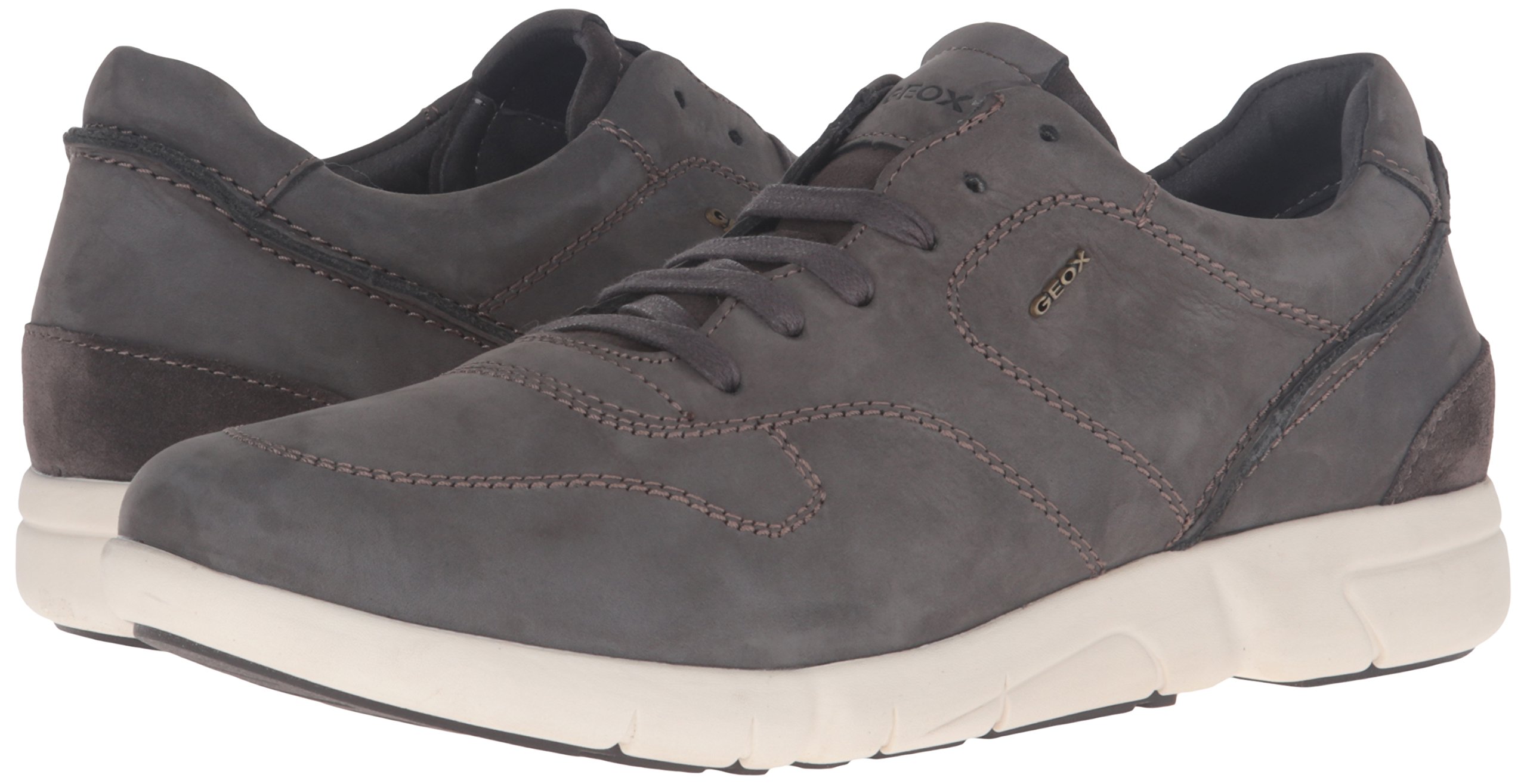Geox Men's Brattley A Walking Shoes - Comfortable & Breathable Sneakers for Walking, Travel & Everyday Wear