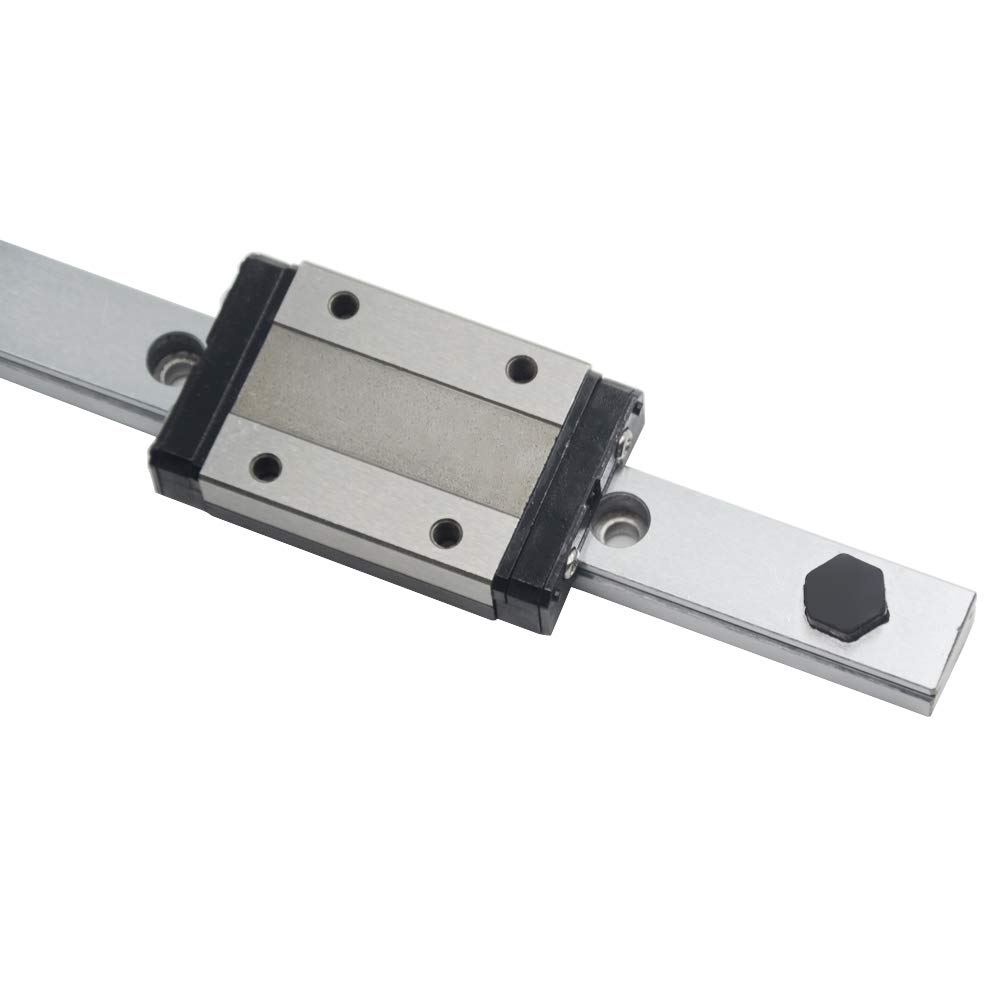 MGN12 400mm Linear Rail Guide with MGN12H Stainless Steel Carriage Block - High Precision Upgrade for Ender 3, CoreXY, Tronxy, Delta Kossel 3D Printers & CNC Machines - Perfect for 3D Printing, Laser Cutting, and Industrial Automation Projects