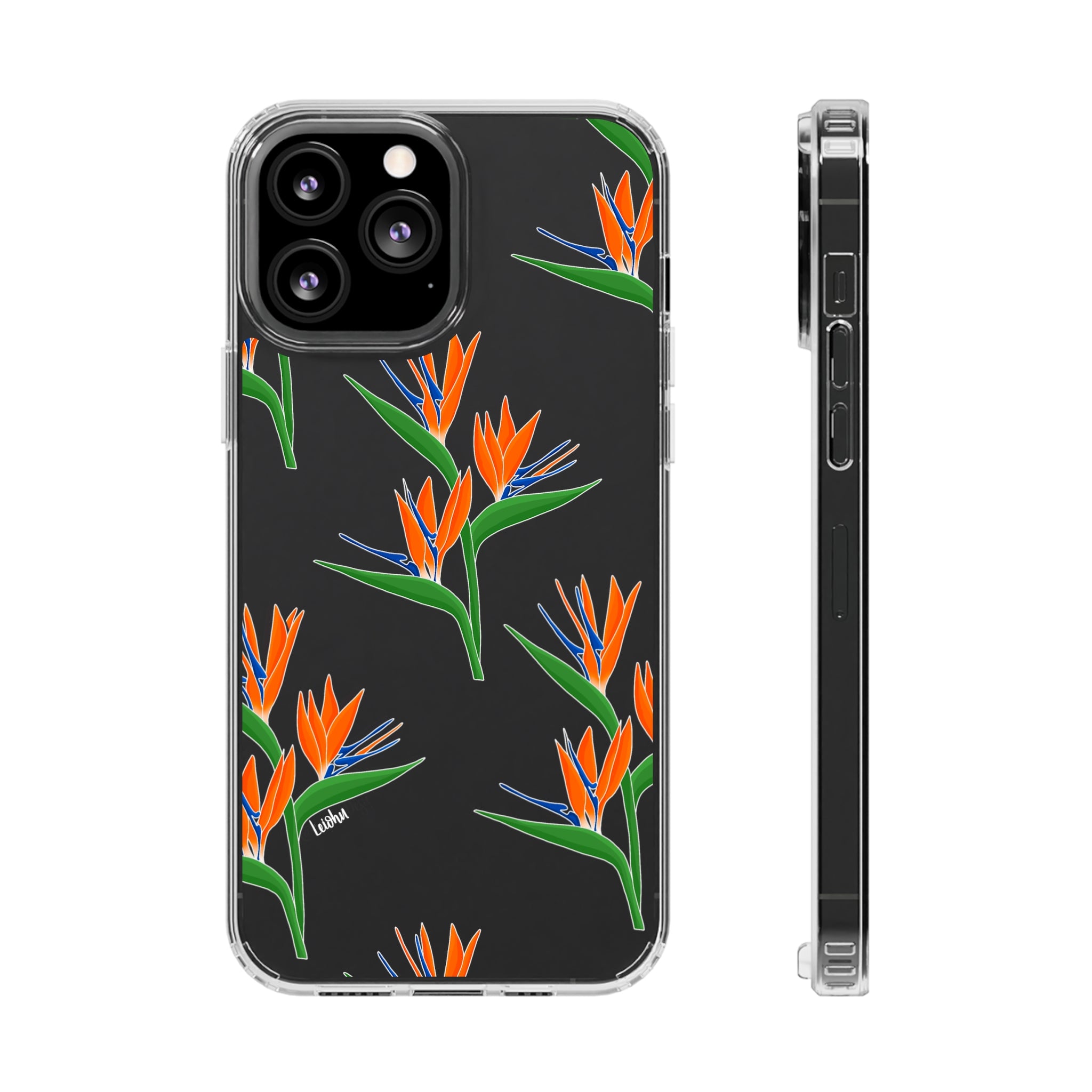 Bird of Paradise Clear Phone Case - Durable Protective Cover for iPhone & Samsung - Perfect for Nature Lovers & Tropical Style