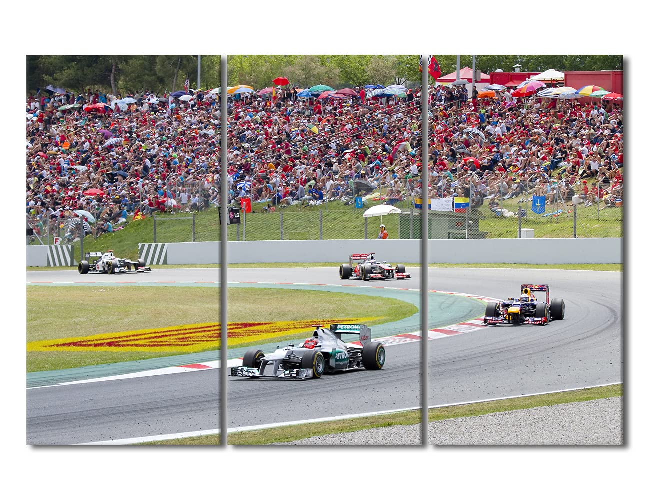 Modern Racing Car Canvas Wall Art - 60