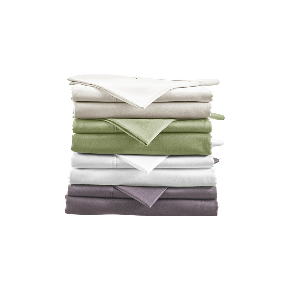 Luxury 1200 Thread Count Egyptian Cotton Quilt Cover Set - Oiled Green - King/Queen Size - Ultra Soft & Breathable Bedding for All Seasons - Perfect for Master Bedroom, Guest Room & Hotel Use