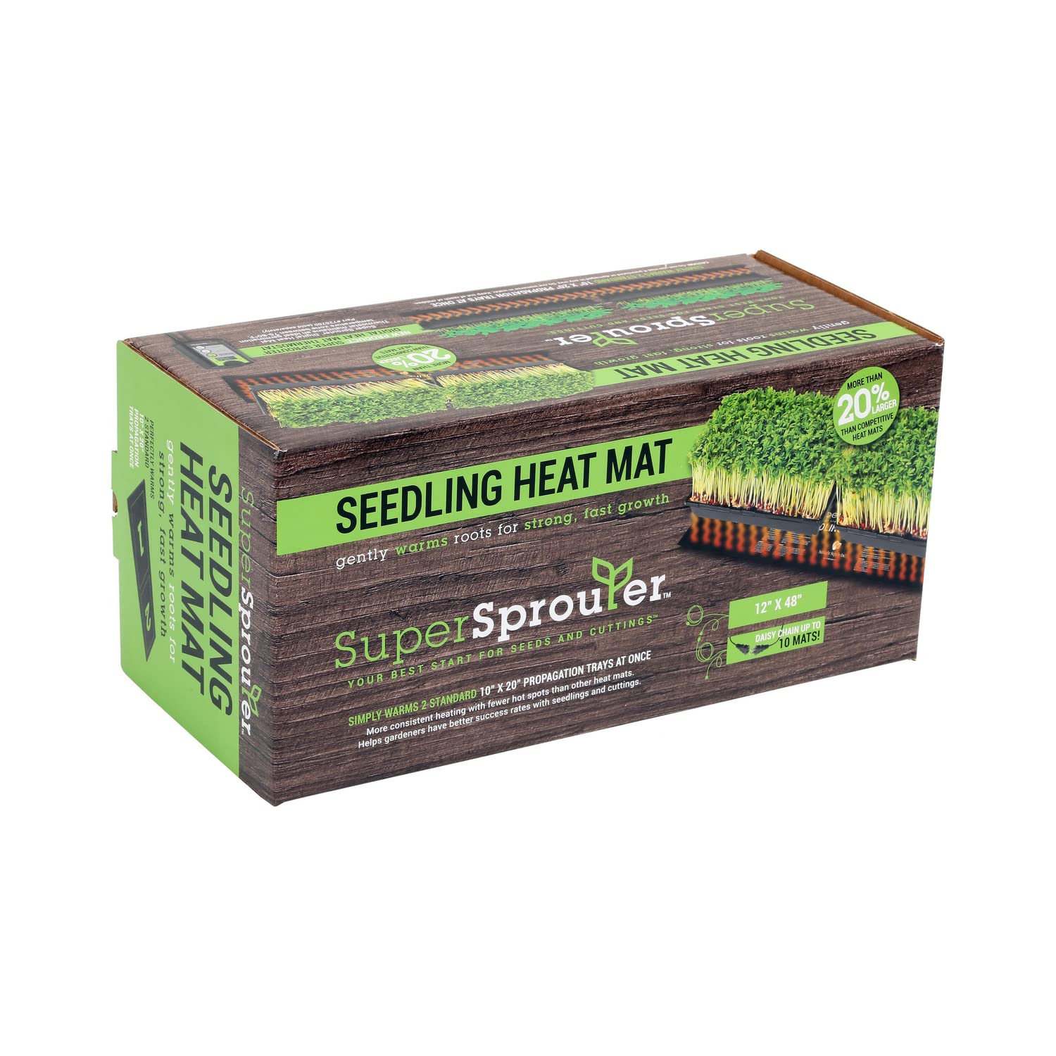 Super Sprouter 2-Tray Seedling Heat Mat - 10
