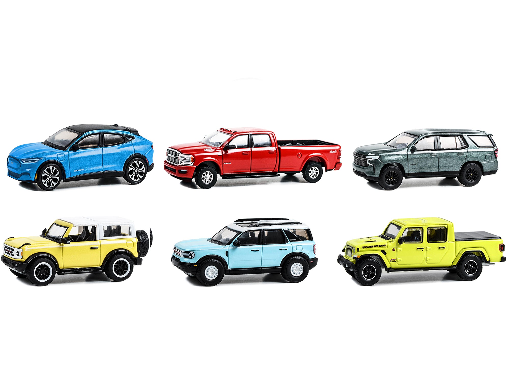 Greenlight 1/64 Diecast Model Cars - Set of 6 Collectible Showroom Floor Series 3 Vehicles | Perfect for Display, Gifts & Car Enthusiast Collections