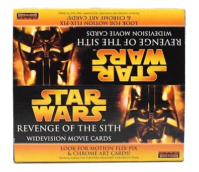 Topps Star Wars Revenge of The Sith Wide Vision Trading Cards - Collectible Movie Memorabilia for Fans & Gift Ideas