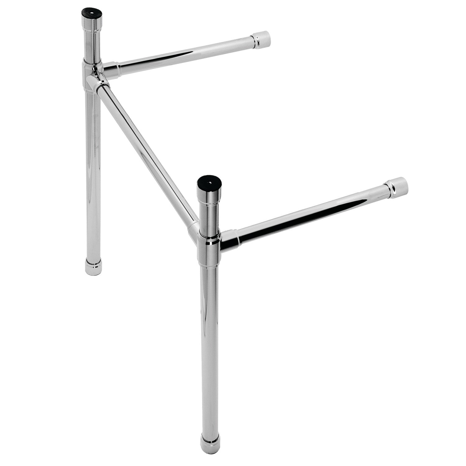 Stainless Steel Console Sink Legs - Dreyfuss Modern Bathroom Vanity Support for Farmhouse & Industrial Style - Perfect for Bathroom Remodeling & Rustic Home Decor