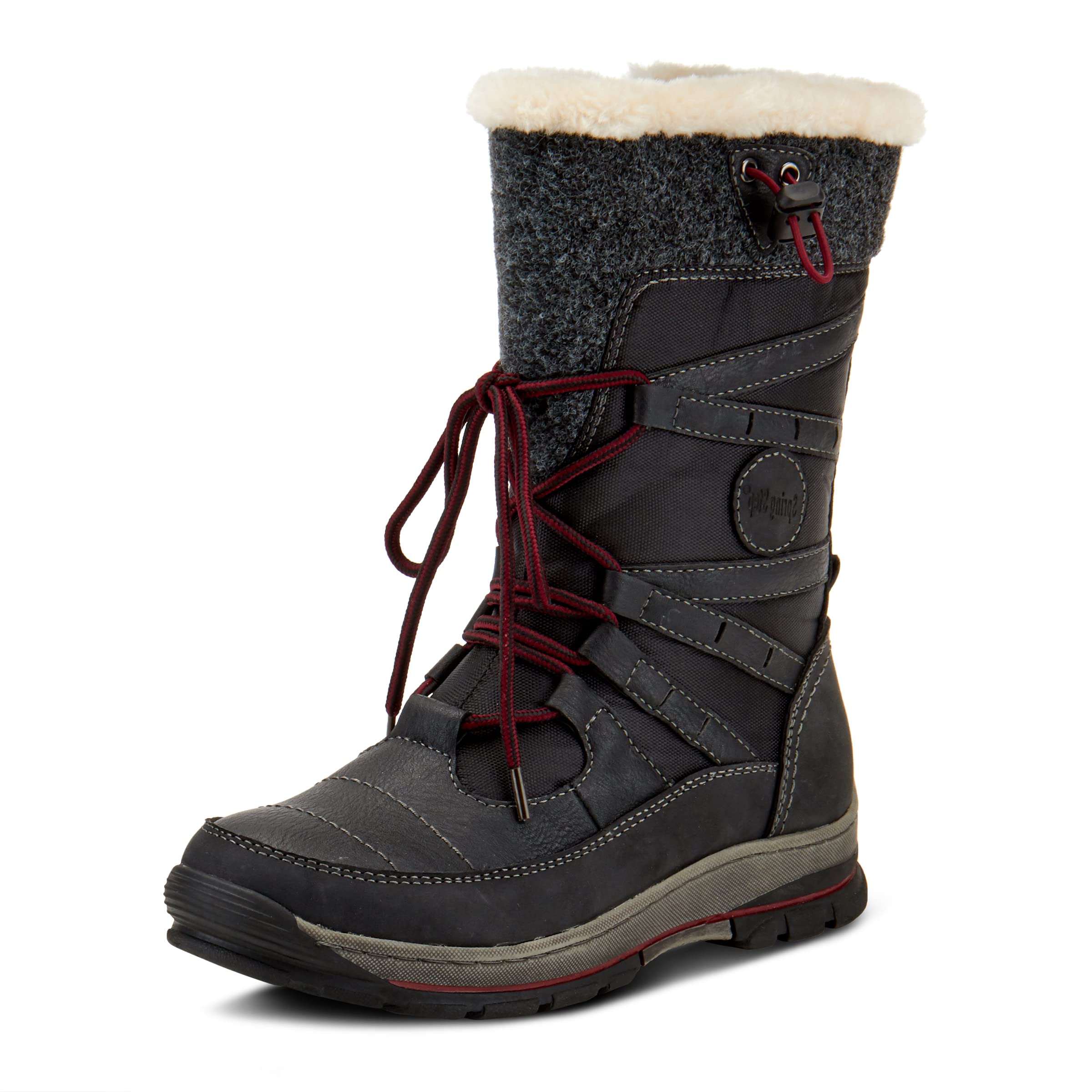 Spring Step Women's Mid Calf Boots - Comfortable Ankle Booties for Fall & Winter | Waterproof & Slip-Resistant | Perfect for Work, Walking & Casual Outfits
