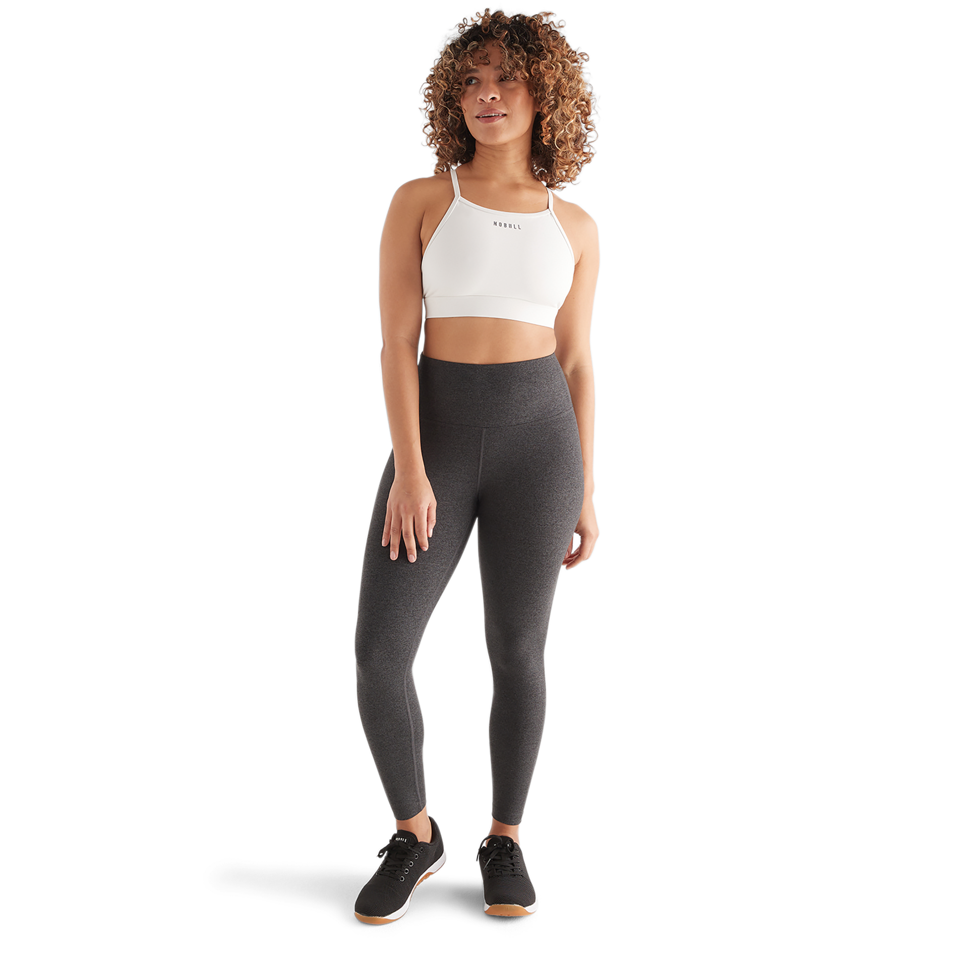 High Waist Yoga Pants for Women - Matte Tummy Control Leggings 25