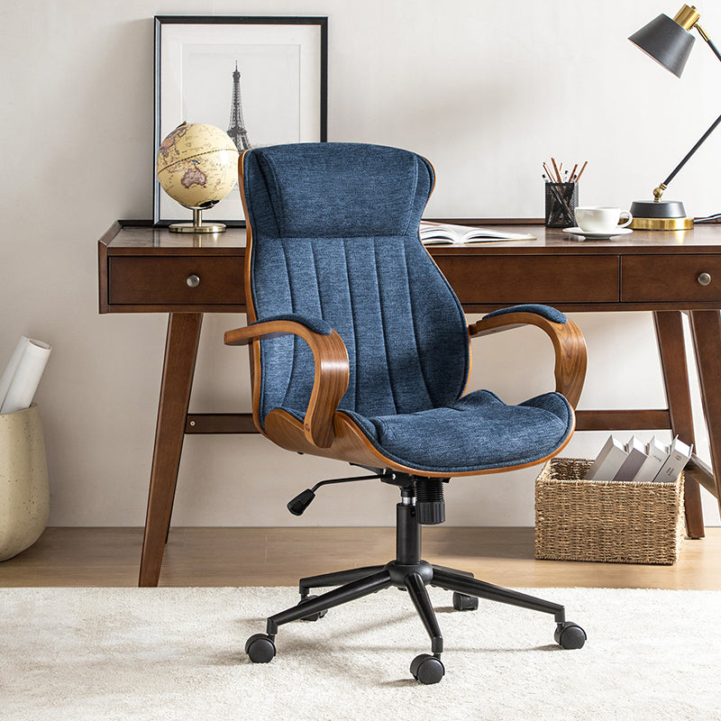 Amparo Executive Ergonomic Office Chair - High Back Mesh Computer Chair with Lumbar Support - Adjustable Swivel Task Chair for Home & Office Workspace - Perfect for Long Hours Sitting & Back Pain Relief
