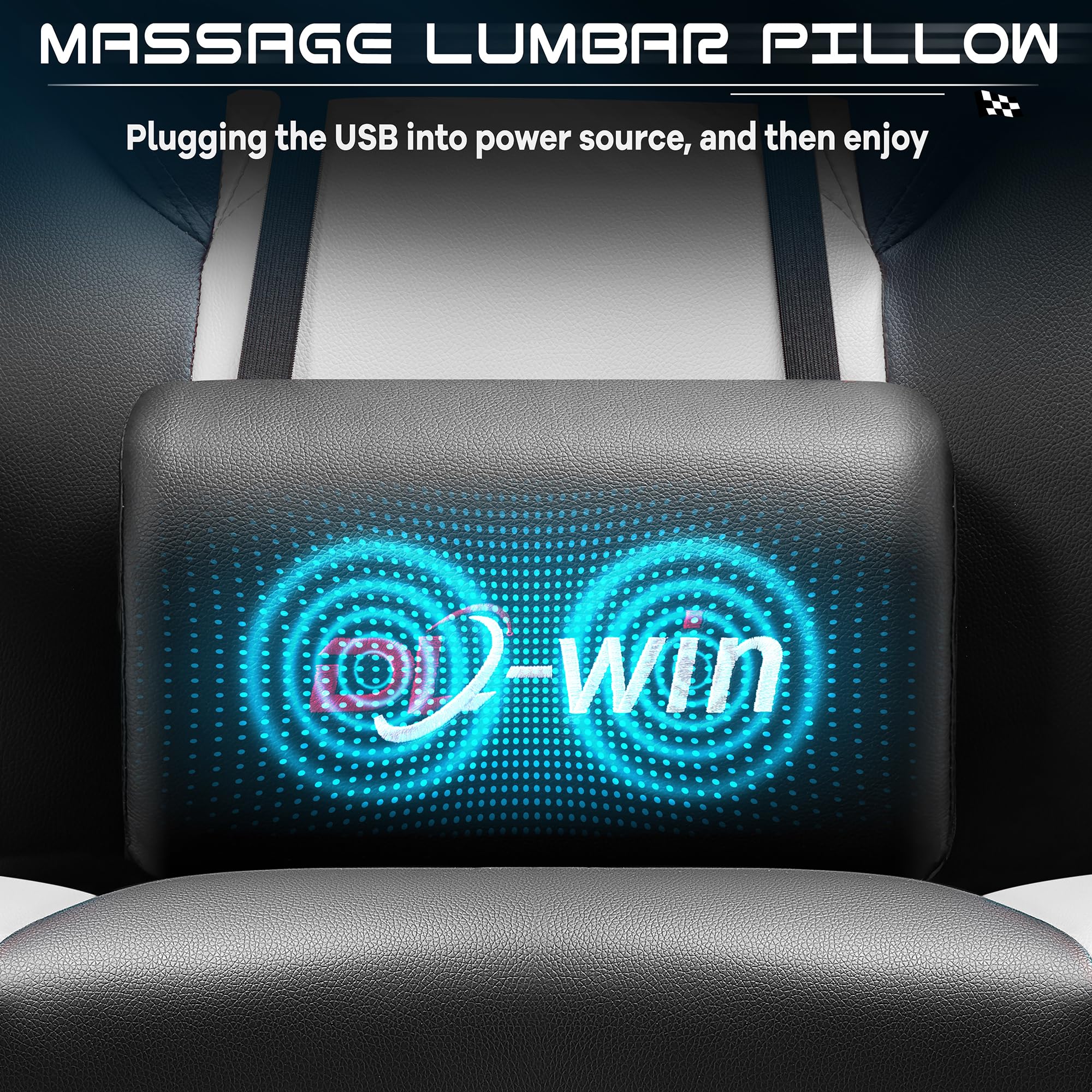 Premium Meilocar Gaming Chair for Adults - Ergonomic Computer Chair with Footrest, 330lb Weight Capacity, Massage Lumbar Support, Height Adjustable & 360° Swivel - Big & Tall Office Chair (White) - Perfect for PC Gaming, Home Office & Esports Setup
