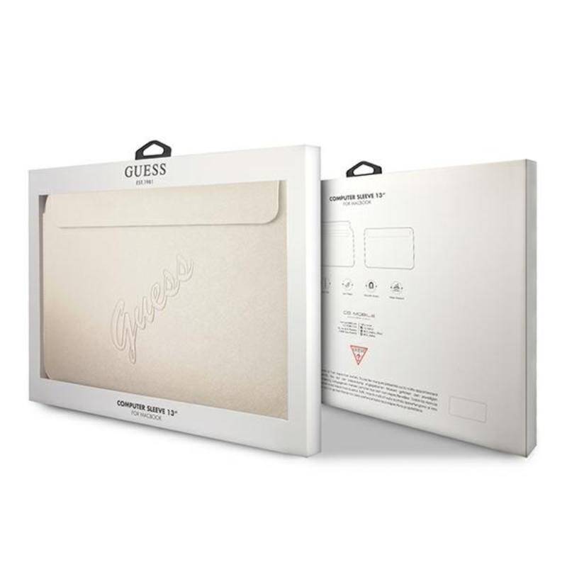 GUESS Protective Laptop Sleeve for MacBook Pro/Air - Slim Neoprene Case with Soft Interior - Perfect for Work, Travel & School (13/15 inch)
