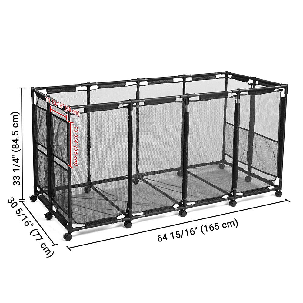 TheLAShop 223 Gallon Heavy Duty Pool Float Storage Mesh Bin - Large Water Toy Organizer for Swim Rafts, Inflatables & Pool Accessories - Perfect for Backyard, Poolside & Beach Storage