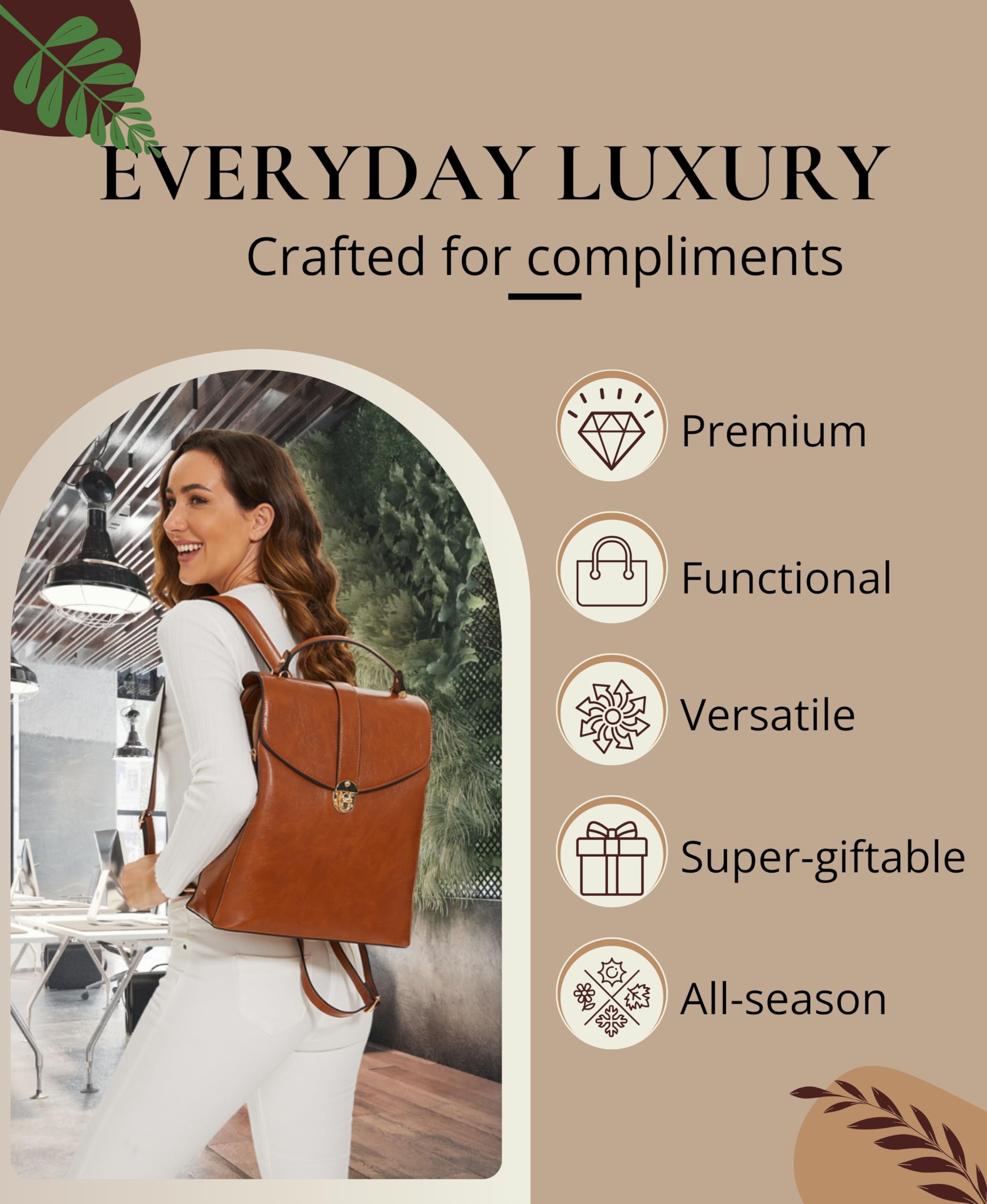 Layla Women's Laptop Backpack - 13