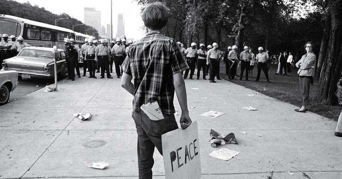 Chicago 1968: The Whole World is Watching - Historic Protest Photography Book by Michael Cooper (May 4 - June 14) | 1960s Political Movement, Democratic Convention, Vietnam War Era | Perfect for History Buffs & Photography Collectors