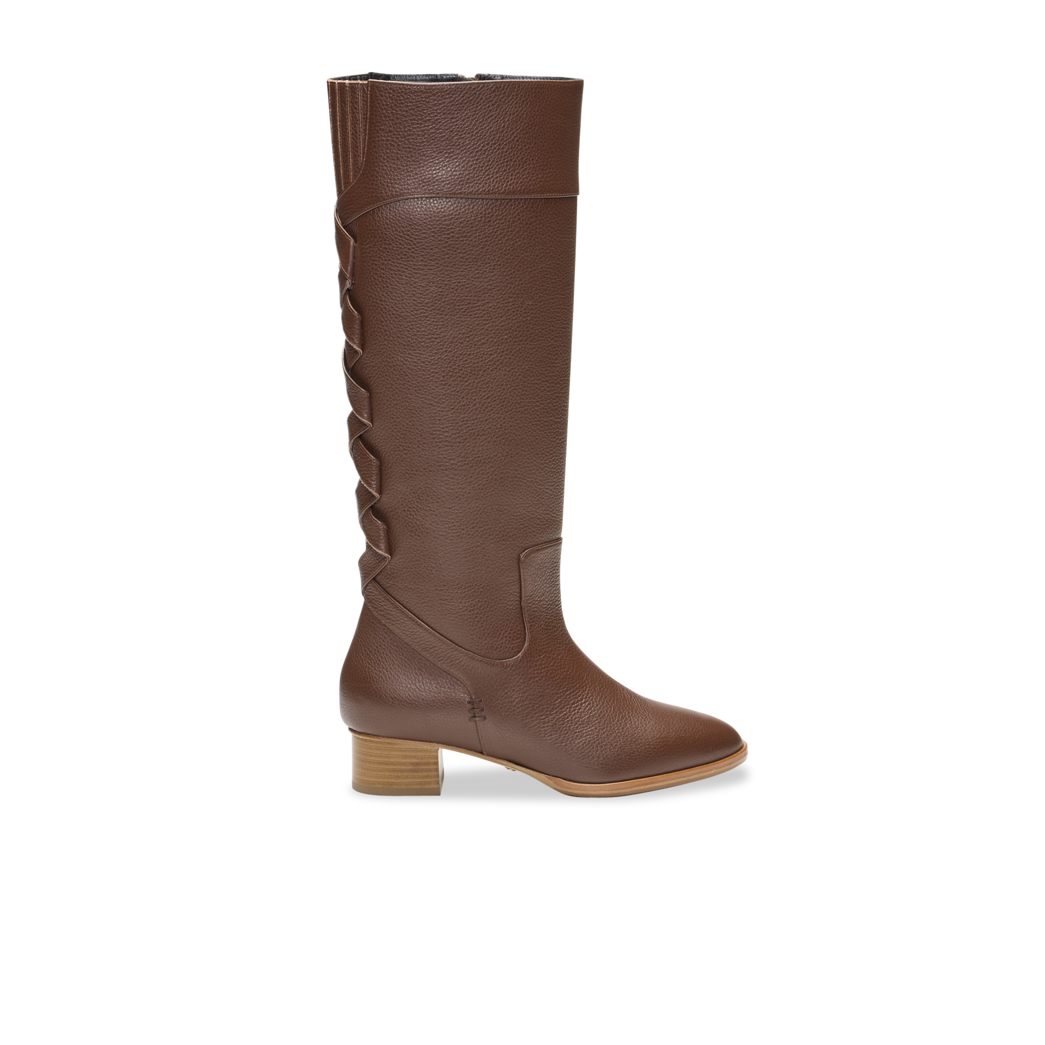 Walnut Pebbled Calf