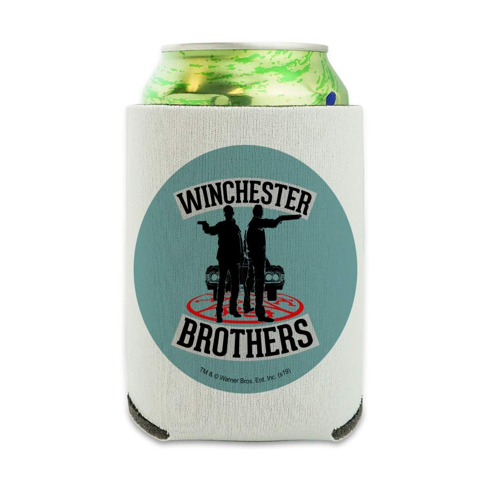 Supernatural Brothers Insulated Can Cooler - Collapsible Drink Sleeve & Beverage Holder for Beer, Soda & Energy Drinks - Perfect for Camping, BBQs & Outdoor Parties