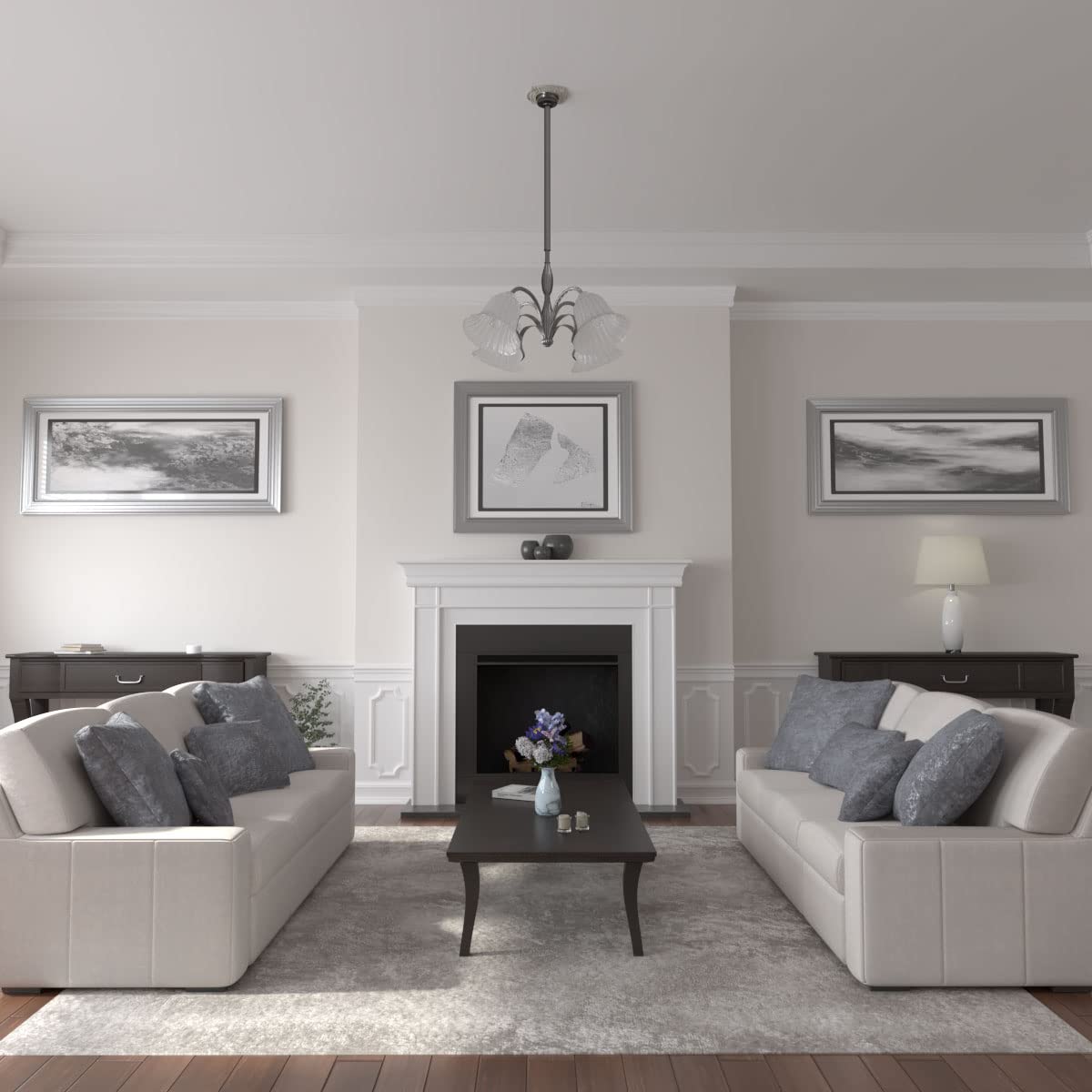 Ekena Millwork CM09BNPCC Benson Ceiling Medallion - 9