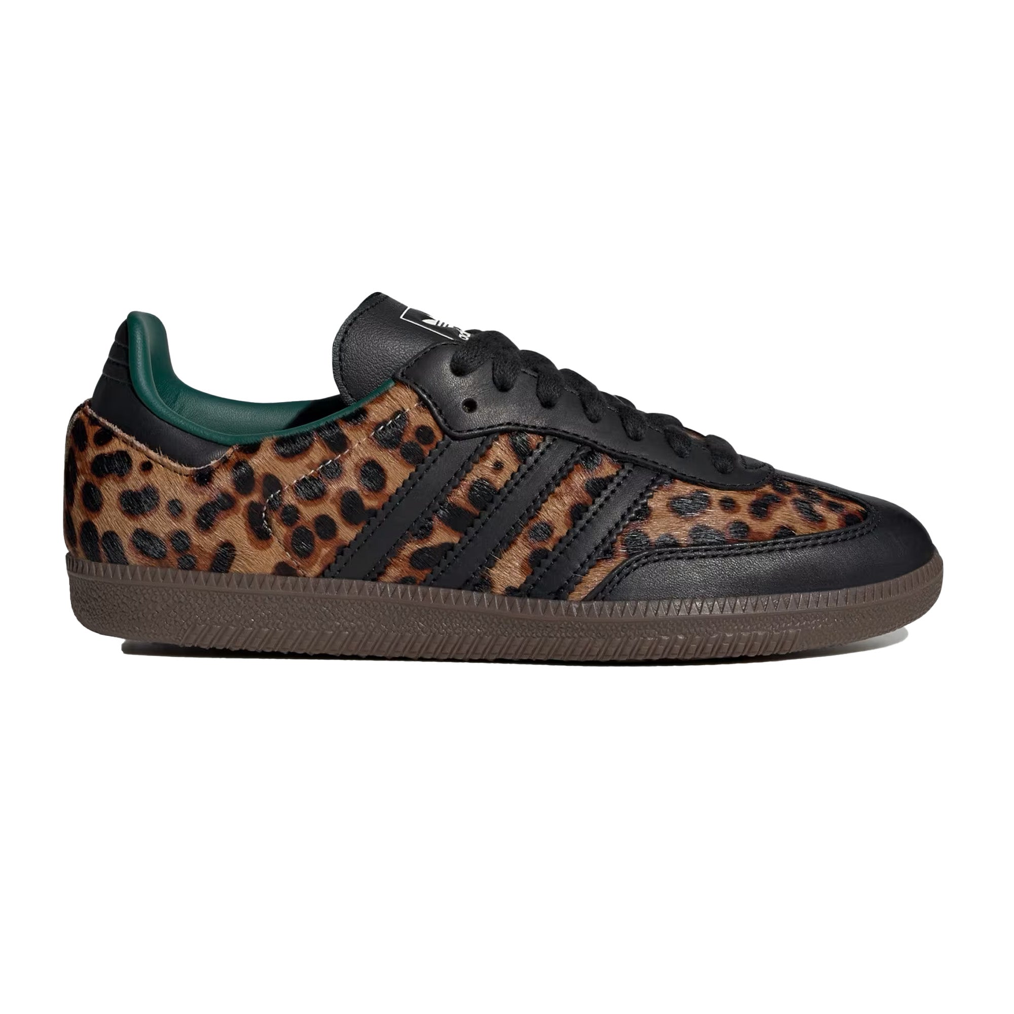 Adidas Samba OG 'Black Green Leopard' Women's Sneakers (2025) - Classic Comfort for Casual Wear, Street Style & Everyday Fashion