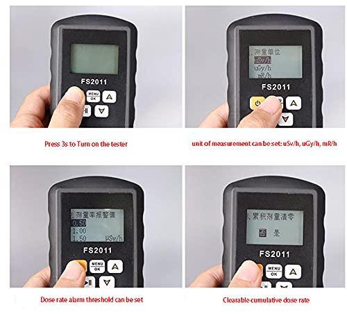 High Precision Handheld Radiation Tester - FUT Nuclear Radiation Detector for Home Safety, Industrial Use & Emergency Preparedness