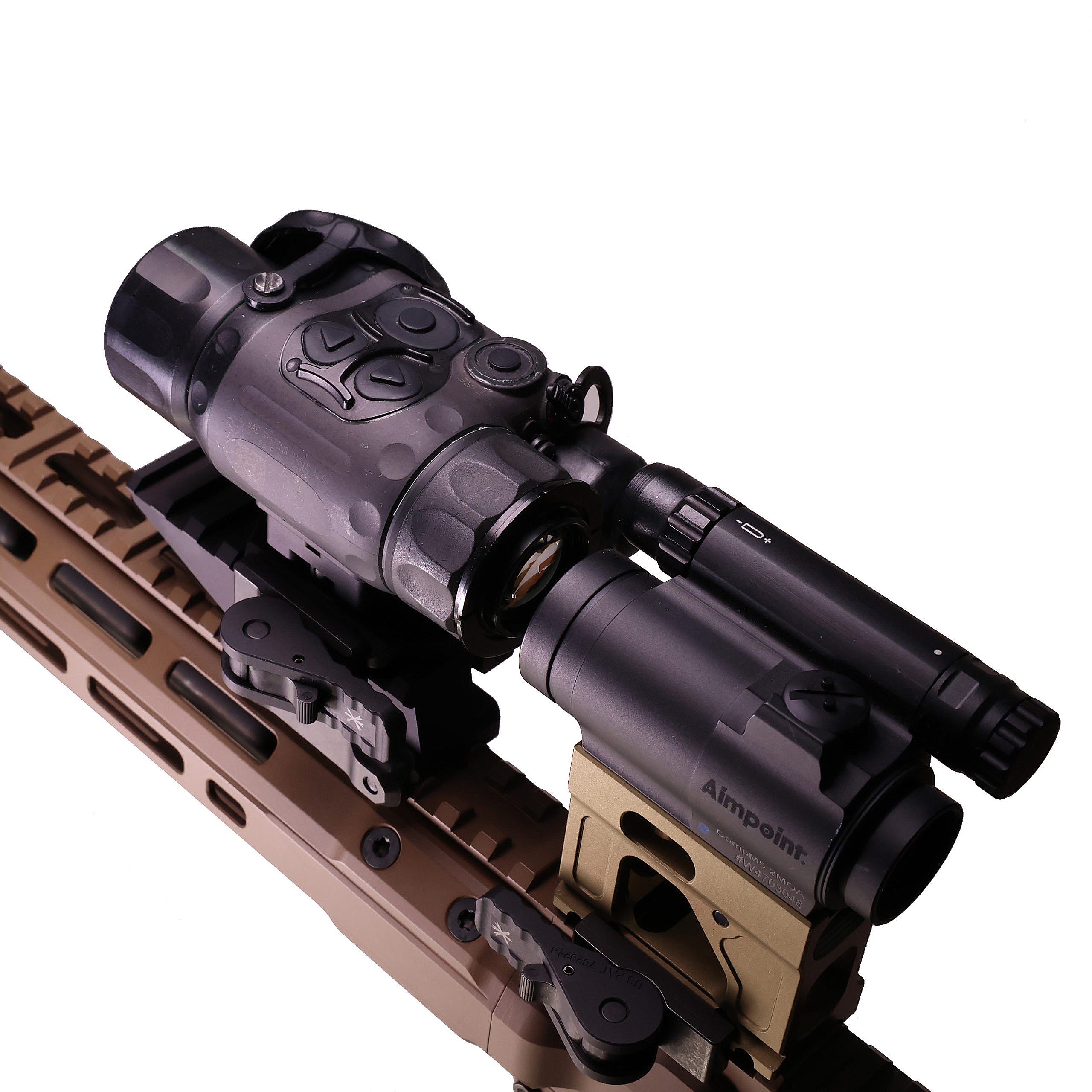 Unity Tactical CTM Combat Thermal Mount for SkeetIR & VooDoo S - Night Vision Scope Mount for Tactical Shooting & Hunting Accessories