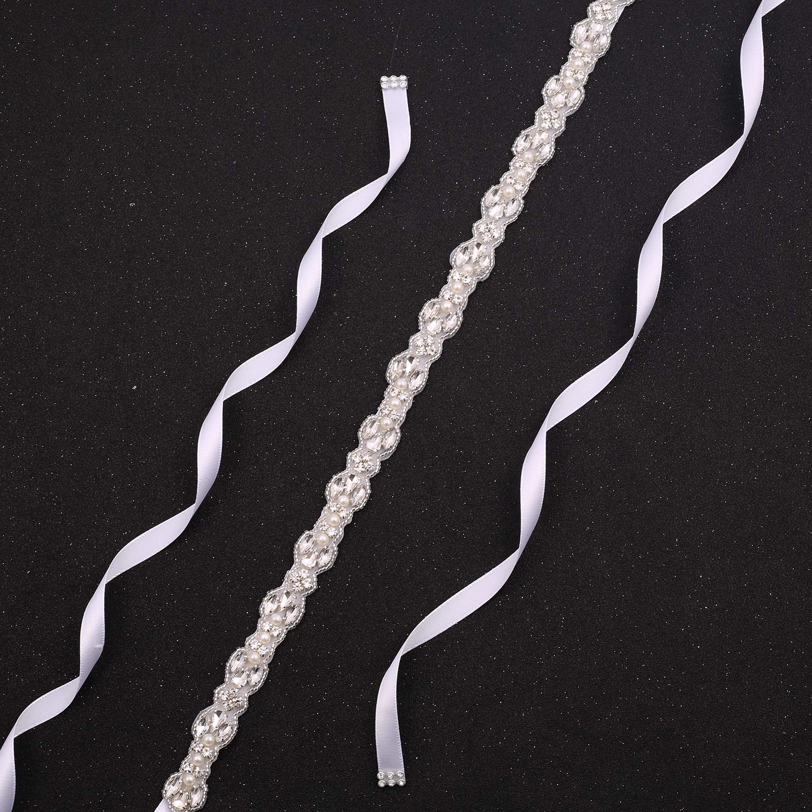 Elegant Rhinestone Wedding Sash Belt for Women - Sparkling Crystal Bridal Belt for Evening Dresses, Prom & Party Gowns | Perfect for Bridal Showers, Formal Events & Special Occasions