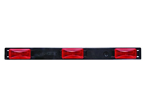 Optronics Sealed LED Identification Light Bar (MCL83RB) - Single Unit - Heavy Duty Waterproof Truck & Trailer Lighting for Off-Road Vehicles, Emergency & Commercial Use