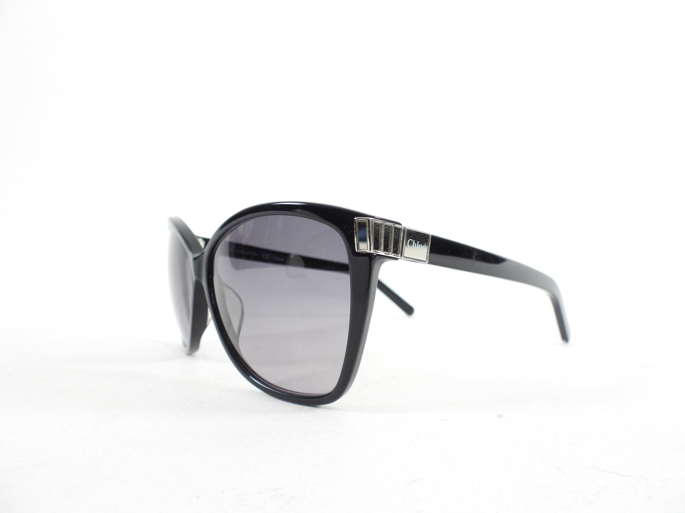 Chloe CE604S Black Acetate Sunglasses for Women - UV Protection Fashion Shades - Perfect for Beach, Driving & Outdoor Activities