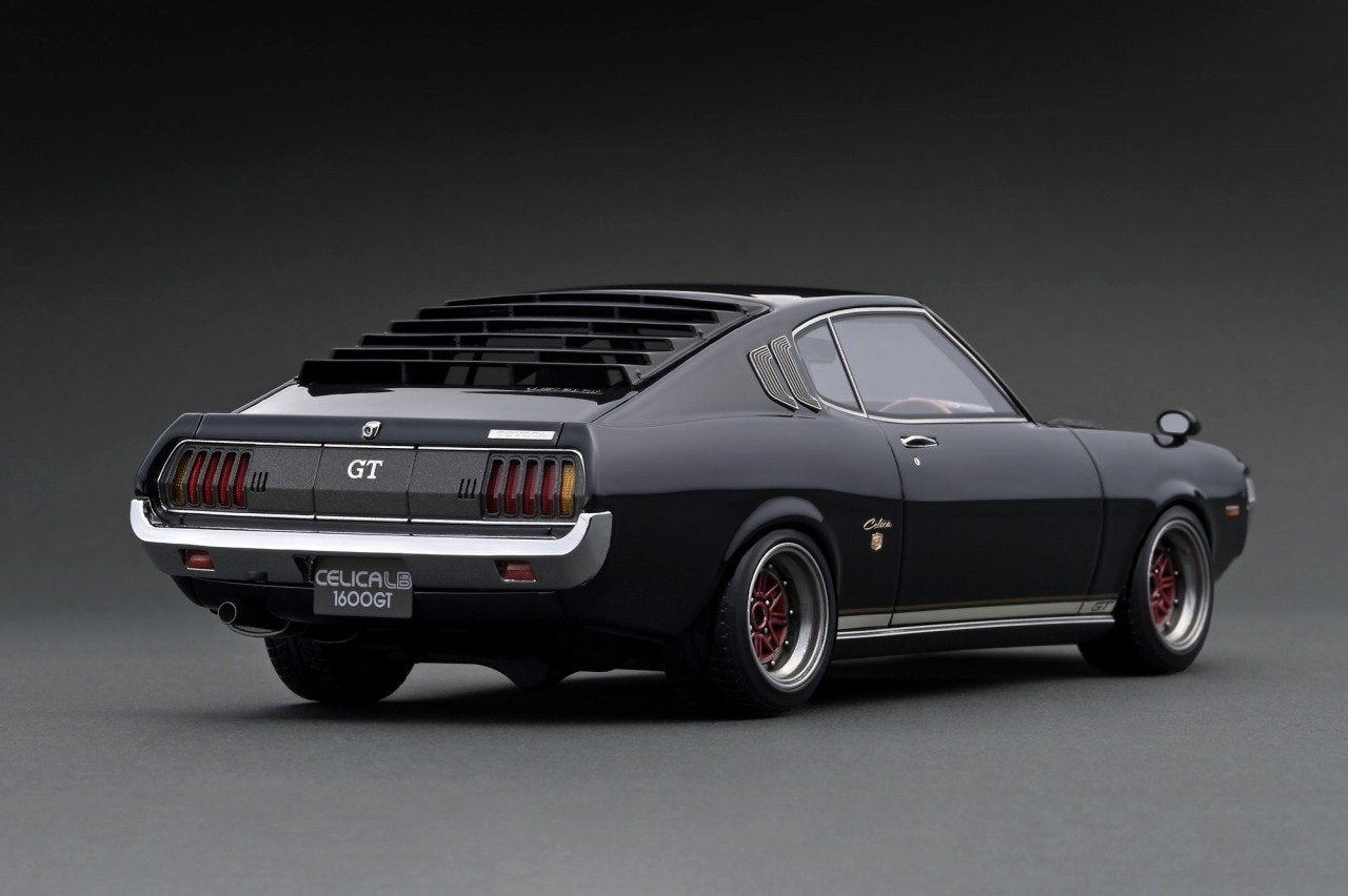 1:18 Scale Toyota Celica 1600GT LB (TA27) Diecast Model Car - Black Collectible Toy for Car Enthusiasts & Display - Perfect for Home Office Decoration, Gifts, and Model Car Collections