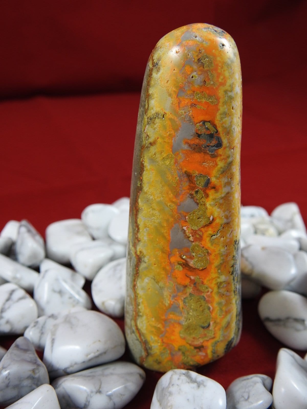 Natural Bumblebee Jasper Free Form Stone - Healing Crystal for Meditation, Yoga & Home Decor | Unique Handcrafted Gemstone for Spiritual Energy & Positive Vibes