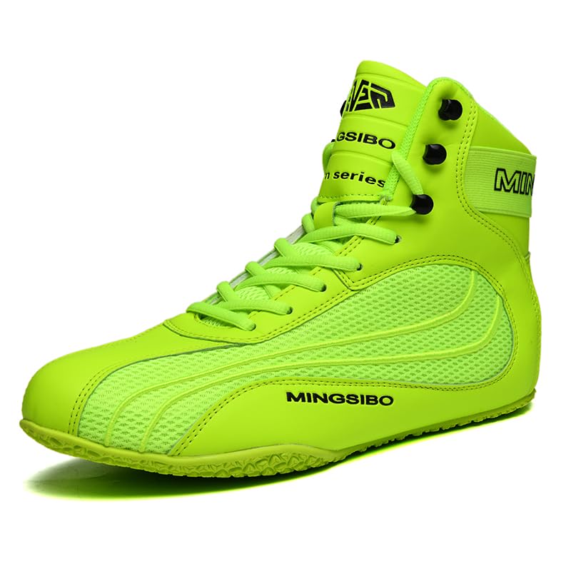 Men's & Youth Anti-Slip Boxing Wrestling Shoes - Lightweight Breathable Training Boots for Boxing, MMA & Martial Arts | Perfect for Gym Workouts & Competition