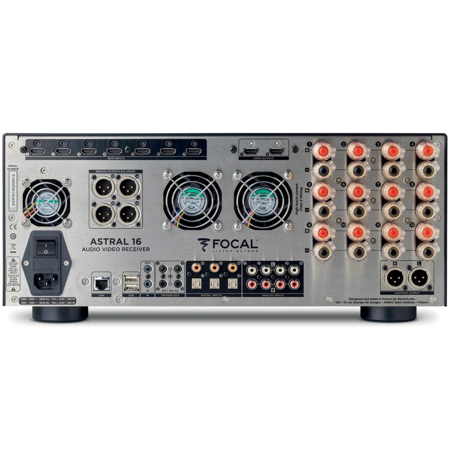 Focal Astral 16 8K HDMI 2.1 Audio Video Processor & Amplifier - Home Theater System, Gaming Setup, 4K/8K Streaming Device for Ultimate Entertainment Experience