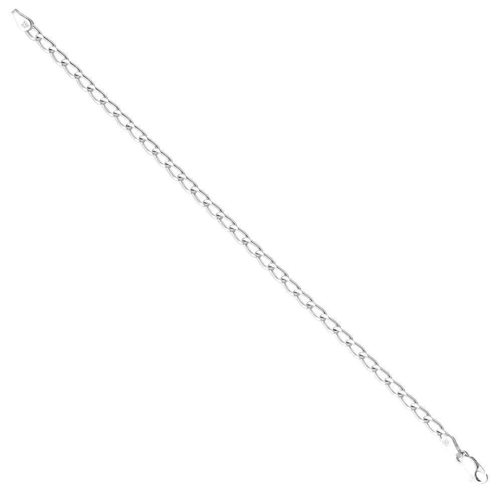 3.2mm Open Link Charm Bracelet for Women - 8 Inch Adjustable Gold/Silver Chain | Perfect for Layering, Gift Giving & Everyday Wear