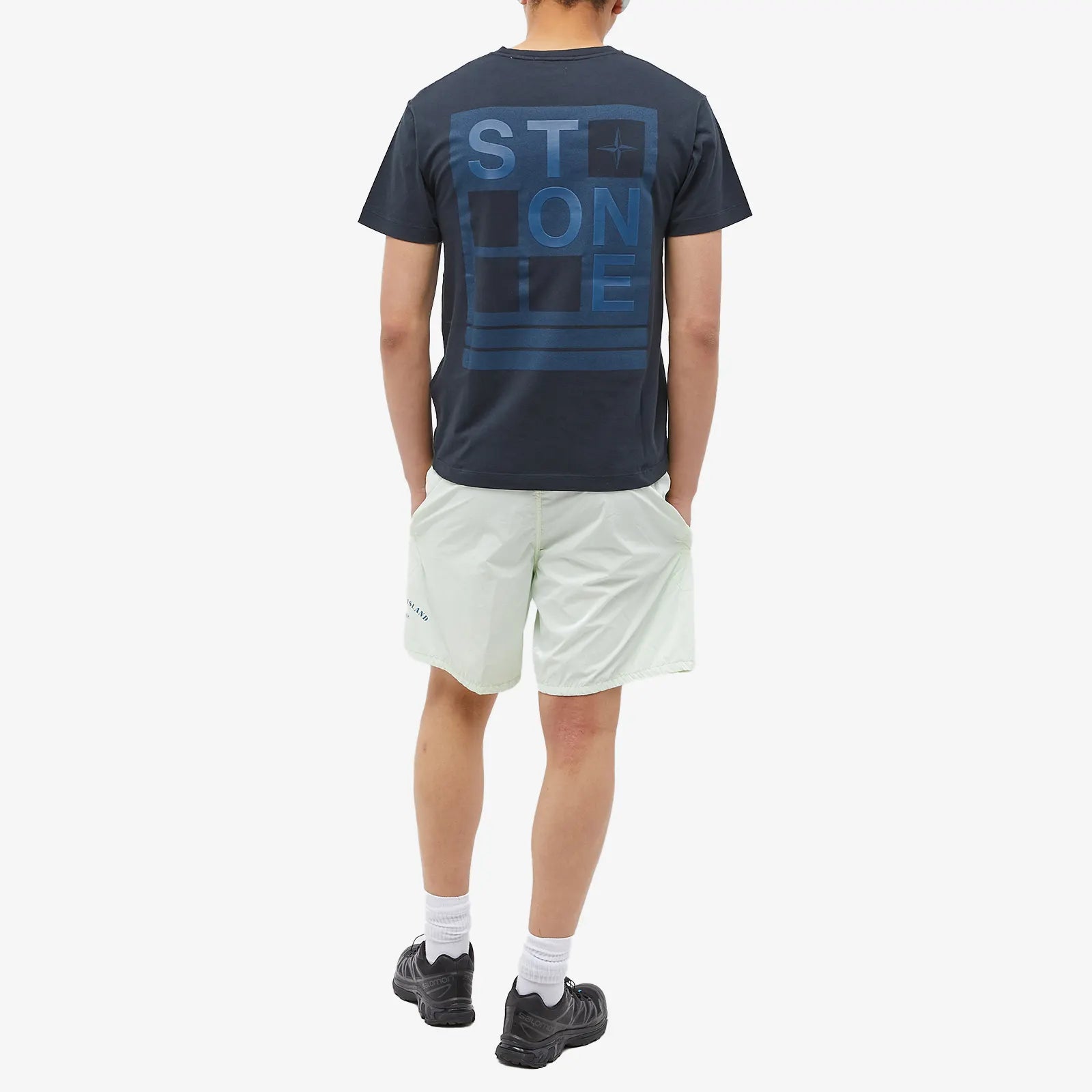 Stone Island Graphic T-Shirt for Men - Stylish Abbreviation Print Casual Tee - Perfect for Streetwear & Everyday Outfits