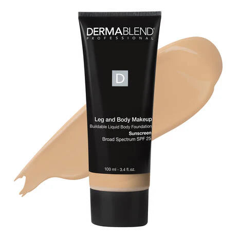 Dermablend Leg and Body Makeup Base - Waterproof, Full Coverage Concealer for Scars, Tattoos & Imperfections - Ideal for Daily Use, Special Occasions & Photos