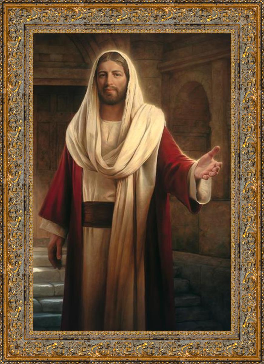 Come Follow Me by Howard Lyon - Inspirational Christian Art Print for Home, Church & Office Decor