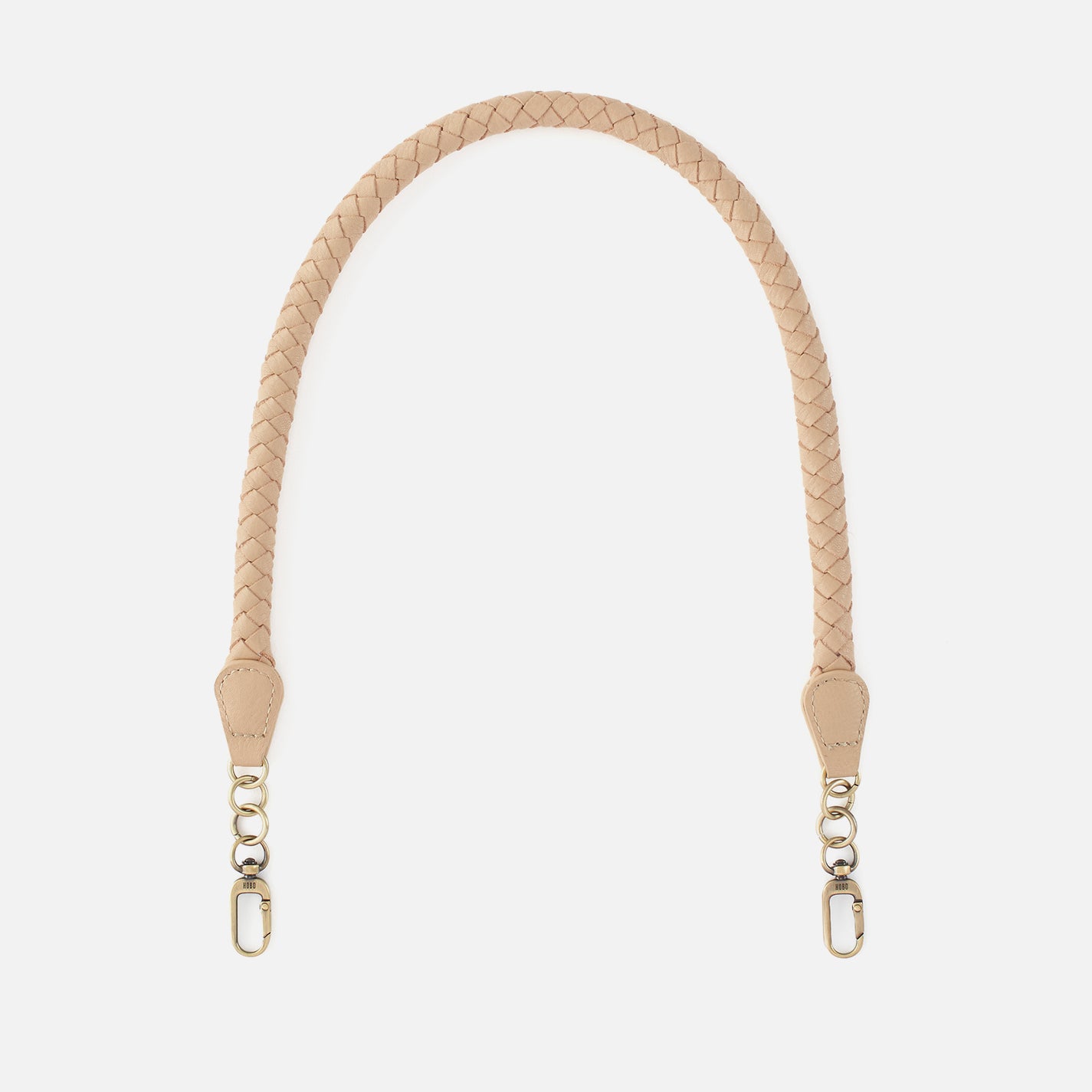 Pebbled Leather Skinny Braid Strap with Linen Accent - Stylish and Durable for Handbags, Purses, and Accessories - Perfect for Everyday Use and Fashion Outfits