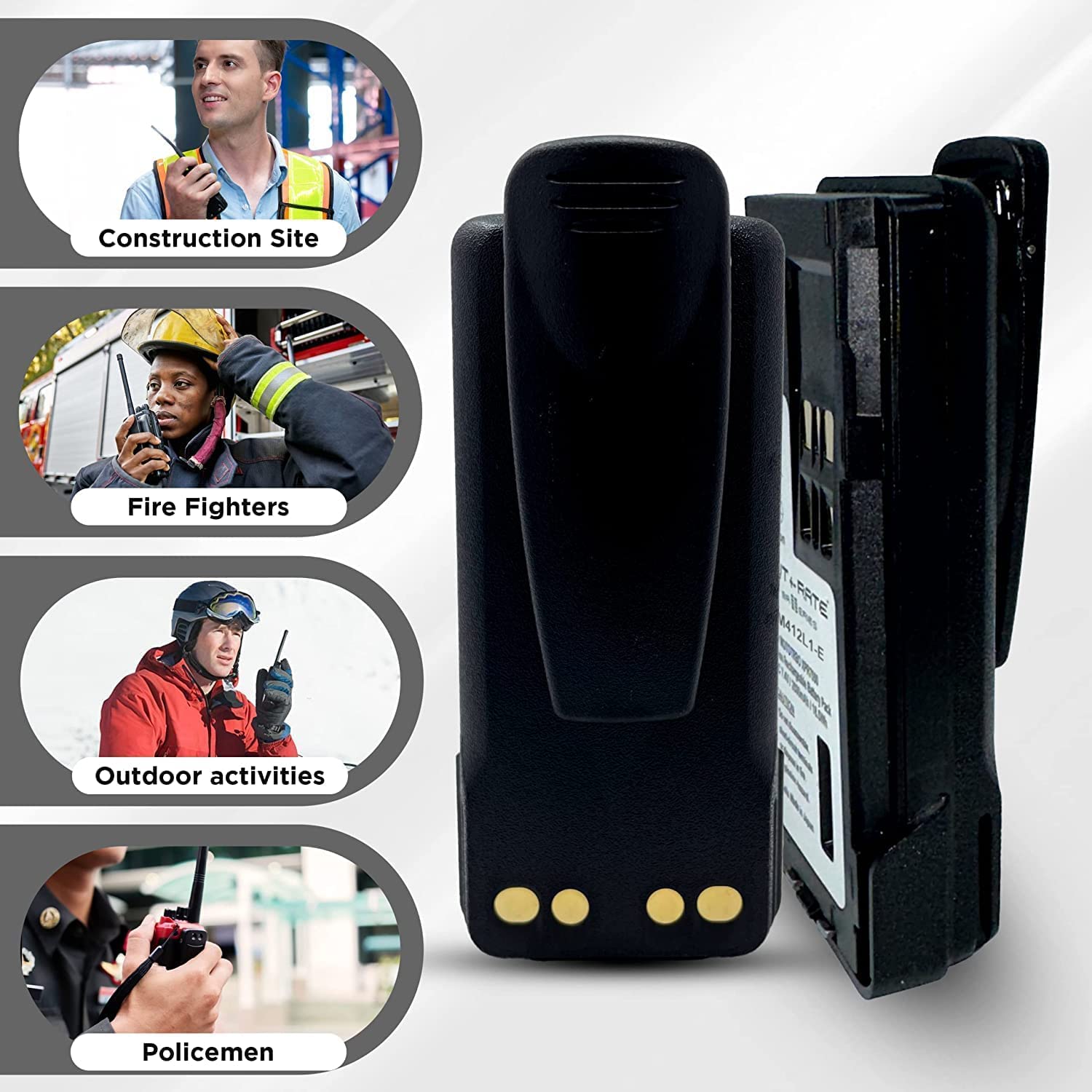 Motorola APX 900 Rechargeable Two-Way Radio Battery - 7.5V 1500mAh Ni-MH Replacement Battery Pack | Compatible with Motorola APX Series | Perfect for Emergency Responders, Security Personnel & Outdoor Adventures