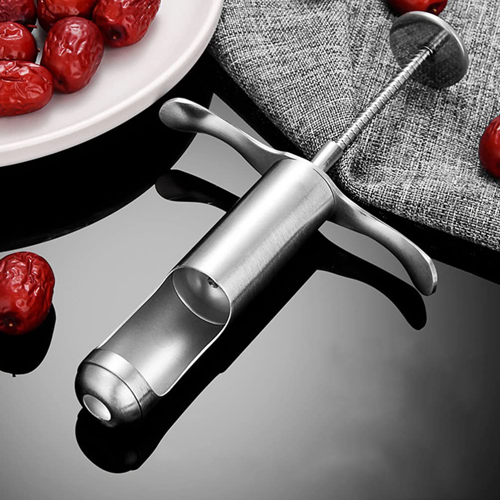 Stainless Steel Multi-Function Fruit Corer Tool - Pumpkin, Jujube, Cherry & Watermelon Pitter - Kitchen Gadget for Easy Fruit Pitting & Vegetable Coring | Perfect for Baking, Cooking & Meal Prep