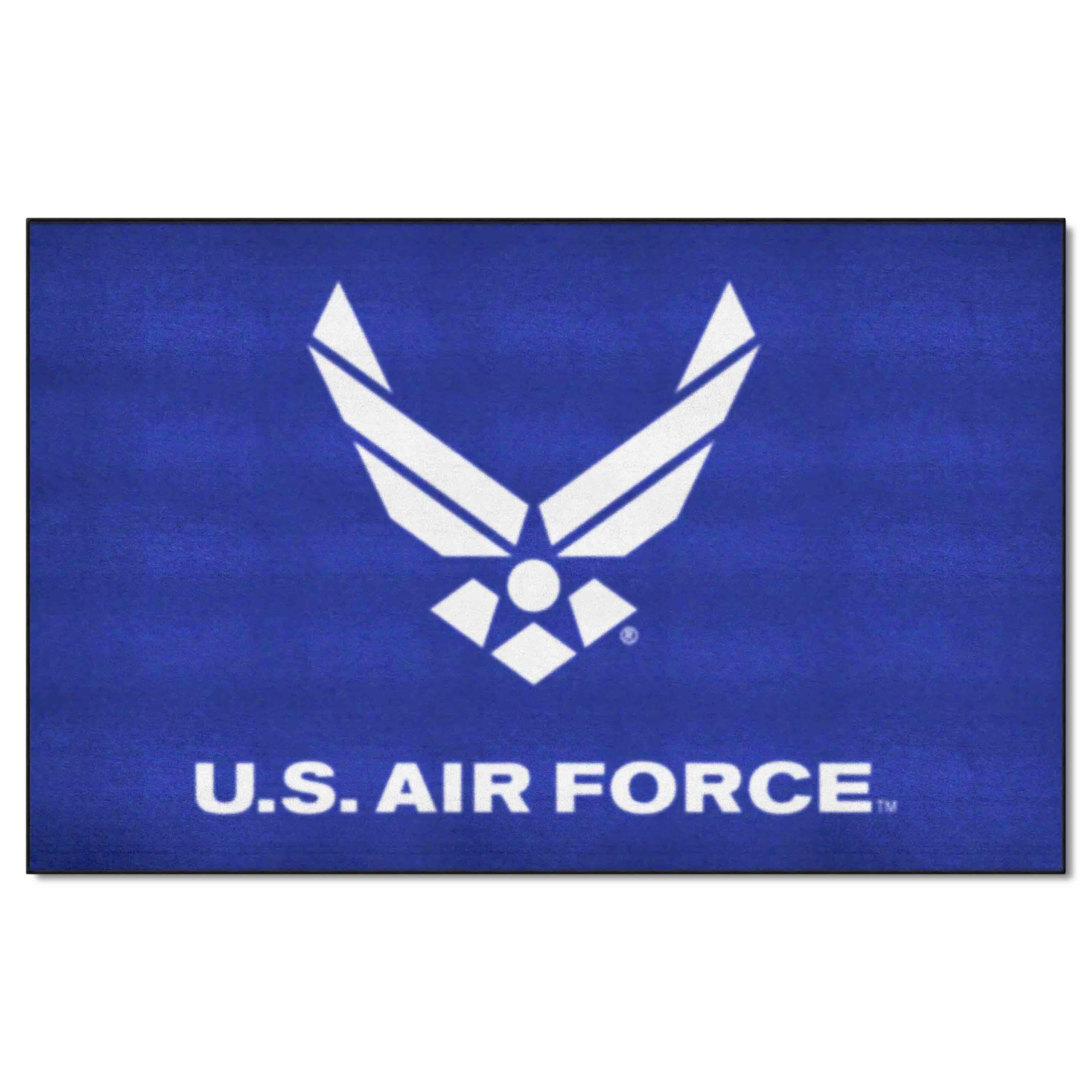 FANMATS 6979 U.S. Air Force Ulti-Mat Rug - 5ft x 8ft Military Fan Decor | Durable Sports Area Rug for Home, Game Room & Tailgating - Perfect for Man Cave, Dorm & Outdoor Events