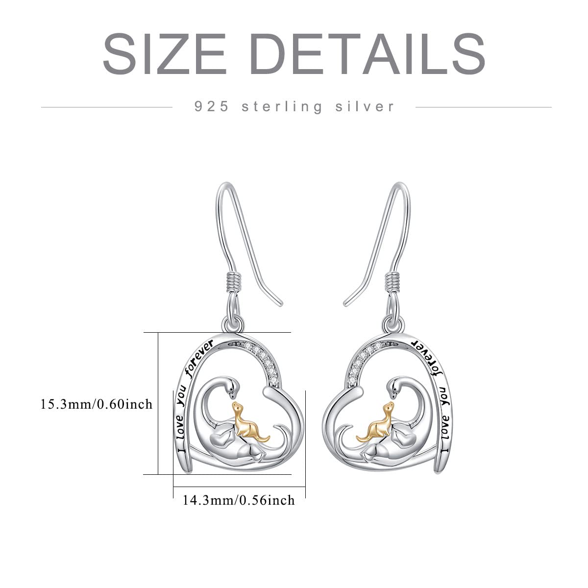 925 Sterling Silver Dangle Earrings for Women - Hypoallergenic Jewelry Gift Set for Girls, Teens, Daughter, Sister & Friends - Perfect for Birthday, Anniversary & Special Occasions - Elegant Everyday Wear & Party Accessories