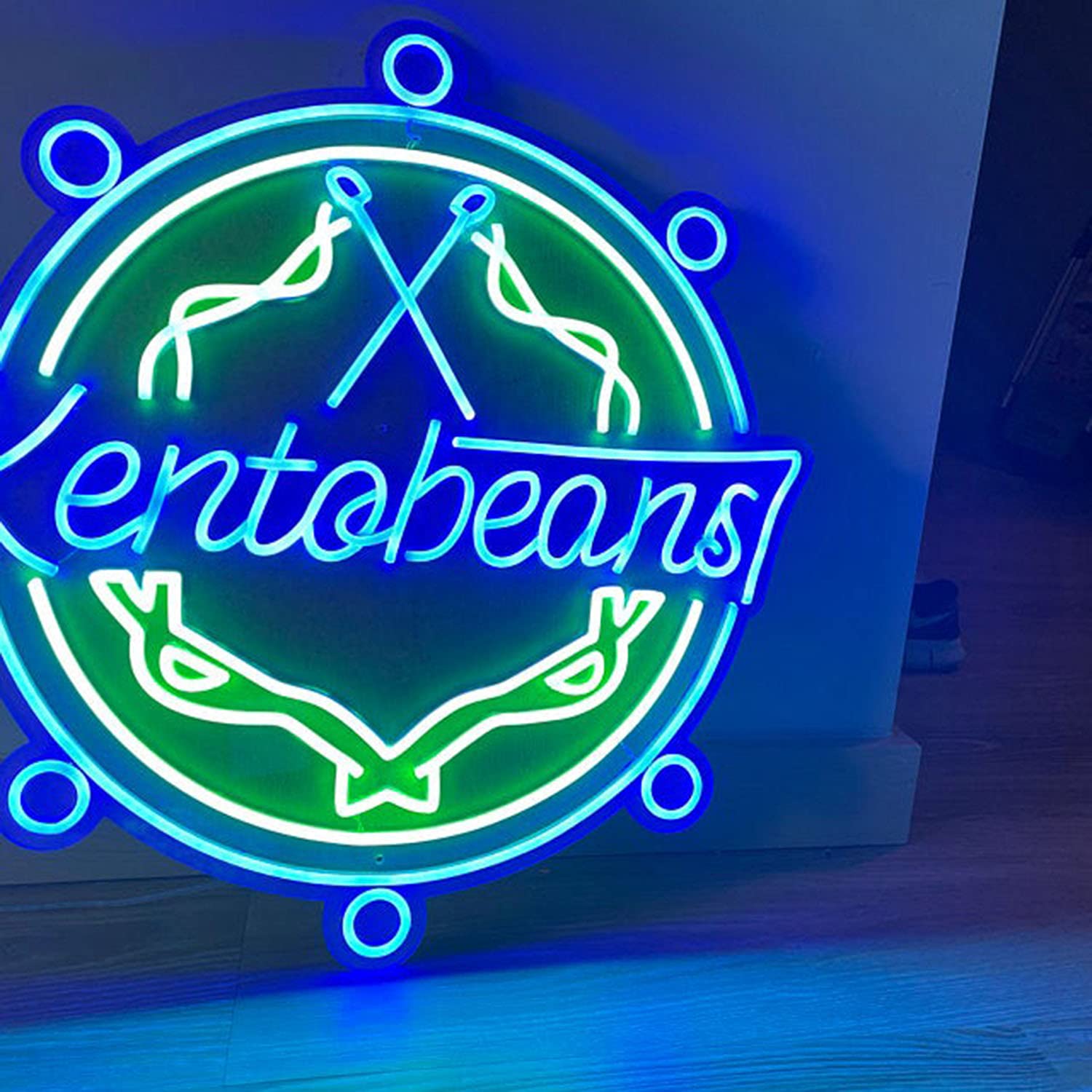 Custom LED Neon Signs - Personalized Wall Decor Art Light for Home, Christmas, Room, Bar & Party | ZHAOPAILAO Custom Pattern Logo (36 Inch) - Perfect for Bedroom, Wedding, Birthday & Office Decor