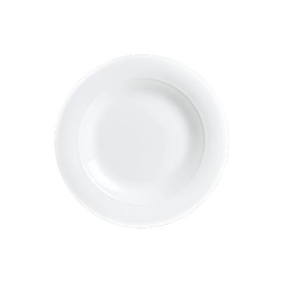 Steelite Aura 6.75-Inch Mid Rim Dinner Plate - Set of 24 White Restaurant-Quality Plates for Fine Dining & Catering Events